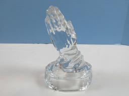 Religious Waterford Crystal Marquis Figurine Collection Moment of Prayer 6 1/4"H Retired 2006
