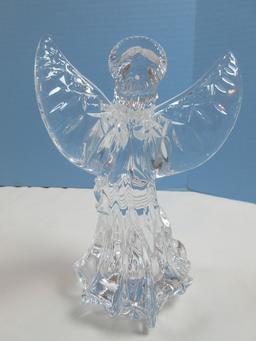 Waterford Crystal Lismore Pattern Angel of Prayer 7 3/4" Figurine- Est. $175-299
