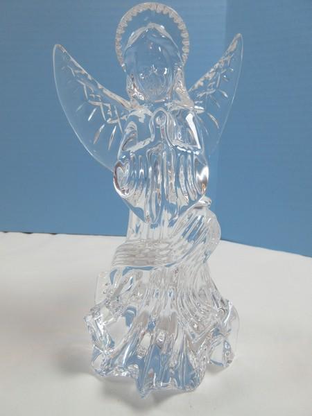 Waterford Crystal Lismore Pattern Angel of Prayer 7 3/4" Figurine- Est. $175-299