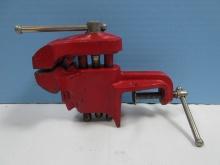Sears Red Clamp Mount Bench Vise