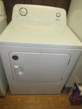 White Amana Front Load Electric Dryer