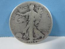 1934 Walking Liberty Silver Half Dollar Coin Philadelphia No Mint Mark 90% Silver