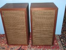 Pair Fisher Model XP-9B Rare Model Floor Speakers in Simulated Walnut Cabinet