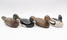 4 Duck Decoys incl Lead Weighted