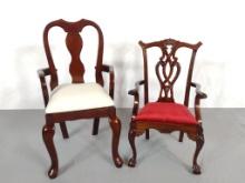 2 Queen Anne Style Childs Chairs