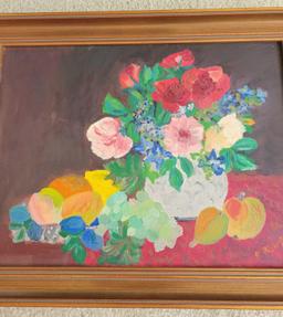 Floral Oil Painting $1 STS