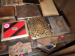 (LR) LOT OF (8) VINTAGE CIGARETTE CASES.