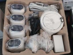 (LR) LOT TO INCLUDE: BRAND NEW NETGEAR ARLO 4 WIRE-FREE HD SECURITY CAMERA (KIT) & A BRAND NEW COLOR