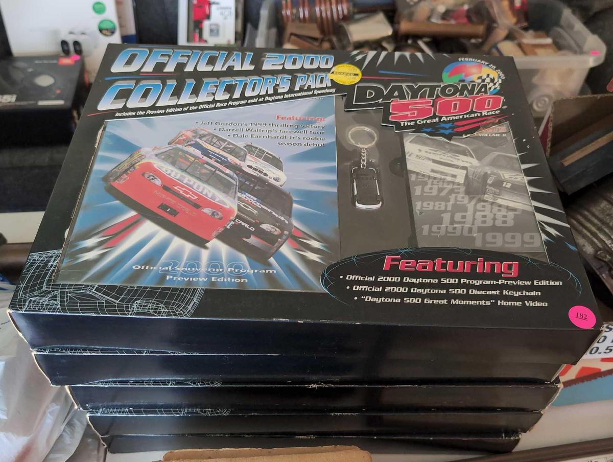 (LR) LOT OF (5) DAYTONA 500 OFFICIAL 2000 COLLECTOR'S PACK.