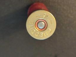 (BR3) BOX OF CHEDDITE 16 GAUGE 2-1/2" 24 GRAM #6, VINTAGER, WHAT YOU SEE IN THE PHOTOS IS EXACTLY