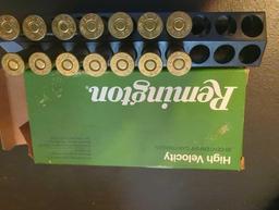 (BR3) LOT OF ASSORTED BULLETS AND CARTRIDGES INCLUDING REMINGTON 50 CENTERFIRE CARTRIDGES,