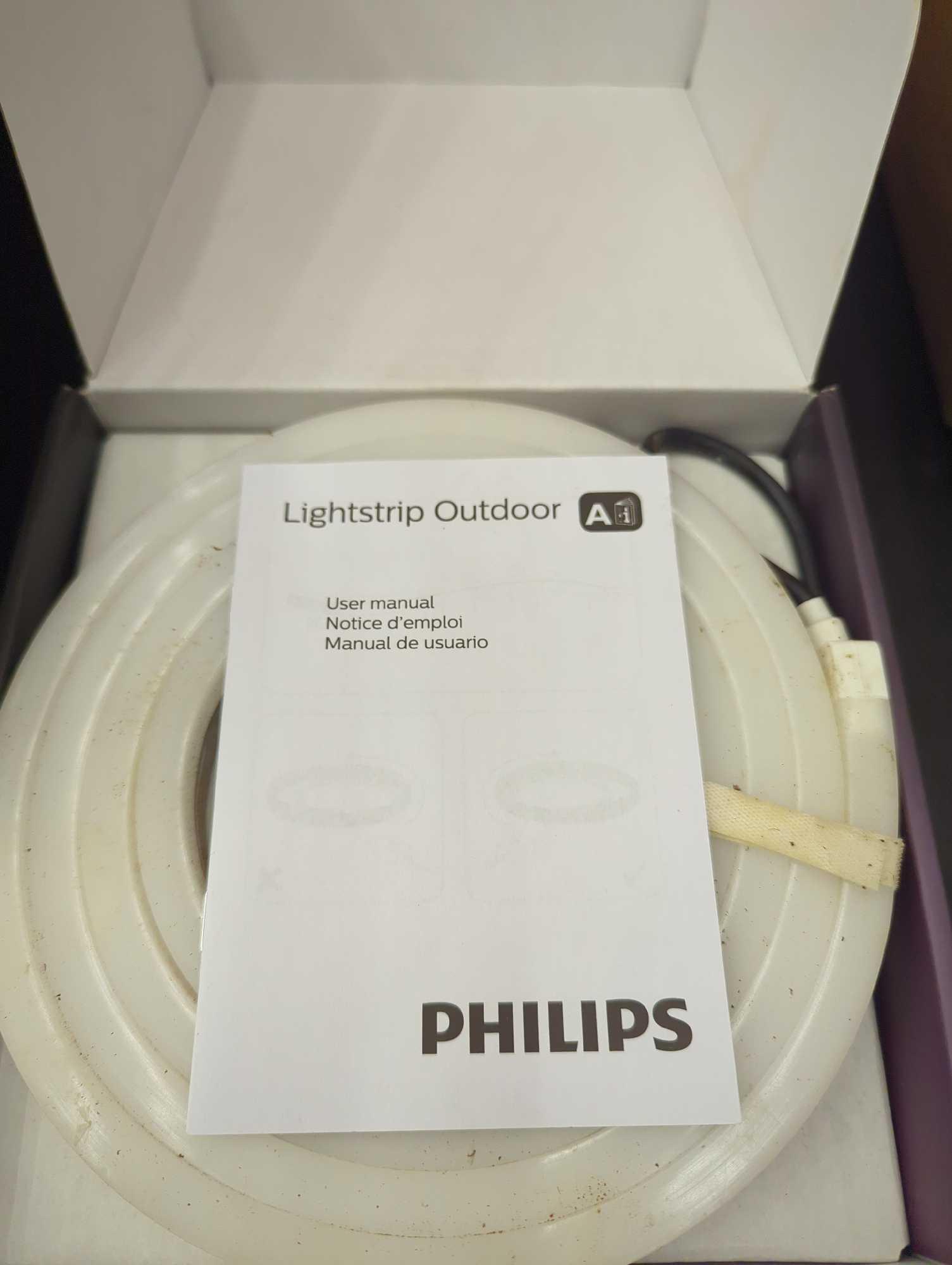 Philips Hue 6.6 ft. Low Voltage LED Smart Outdoor Color Changing Strip Light (1-Pack), Appears to be