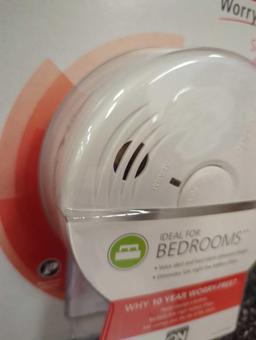 Box Lot of 3 Kidde 10 Year Worry-Free Sealed Battery Smoke Detector with Photoelectric Sensor and