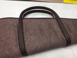 ALLEN BRAND BROWN COLORED RIFLE SOFT CASE. IT MEASURES 47" LONG.