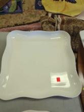Lot of 2 Items To Include, 10 Strawberry Street WTR-14FCBWL Whittier 13 3/4" White Porcelain Faceted
