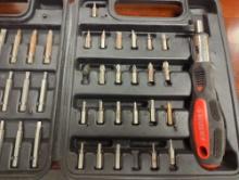 Husky 48 pc Ratcheting Screwdriver Set w/Case, Item Is MISSING Some Attachments What you see in