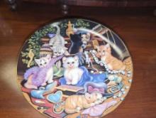 Lot of Assorted Items Including "All Buttoned Up" Plate From the Amewsing Adventures Collection