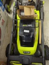 RYOBI 40V HP Brushless 20 in. Cordless Battery Walk Behind Push Mower with 6.0 Ah Battery and