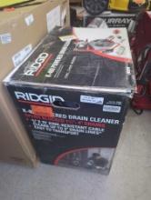 RIDGID K-400 Drain Cleaning Snake Auger 120-Volt Drum Machine with C-32IW 3/8 in. x 75 ft. Cable,