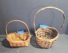 Vintage Wicker Baskets $5 STS