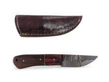 Standard/Straight/Back Blade. Handmade Damascus steel knives with custom wood, bone, horn or resin