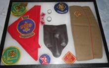 CUB SCOUT PATCHES, RINGS, AND HAT