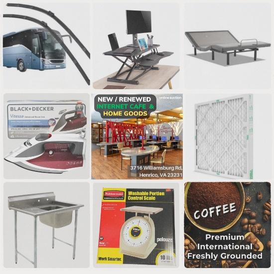 NEW and ReNewed Internet Cafe & Home Goods Sale.