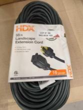 HDX 55 ft. 16/3 Green Outdoor Extension Cord (1-Pack), Appears to be New Retail Price Value $16 What