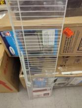 Lot of 8, ClosetMaid 48 in. W x 12 in. D White Steel Wire Closet Shelf, All Appears to be New in