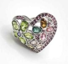 Sterling Silver Heart Ring $5 STS