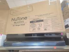 Broan-NuTone RL6200 Series 30 in. Ductless Under Cabinet Range Hood with Light in Black, Model