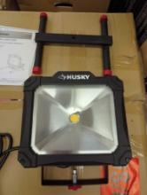 Husky 5000lm LED Portable Work Light, New in Open Box Retail Price Value $50, What you see in photos