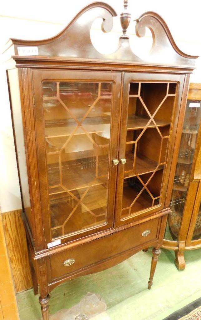 Mahogany Sheridan China Cabinet