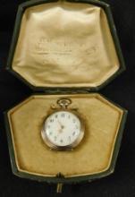 Sterling Silver - 925 - Small Pocket Watch - Hallmarked - 22.8 Grams TW