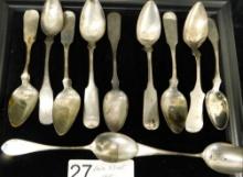 Vintage Coin Silver - Flatware - Misc. Spoons - 155 Grams