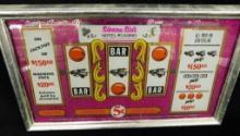 "Sierra Sids" Hotel and Casino Slot Machine Upper Face - 9" x 15"