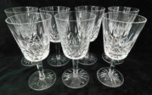 Waterford Crystal - Stemware - Lismore Pattern - Water Goblet - 6 7/8" - 7 Pieces