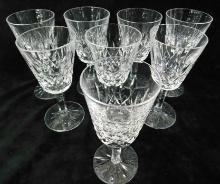 Waterford Crystal - Stemware - Lismore Pattern - White Wine Glass - 5 1/2" - 8 Pieces