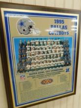 1995 Dallas Cowboys Super Bowl XXX Champions - Commemorative Wall Plaque - 19" x 13"