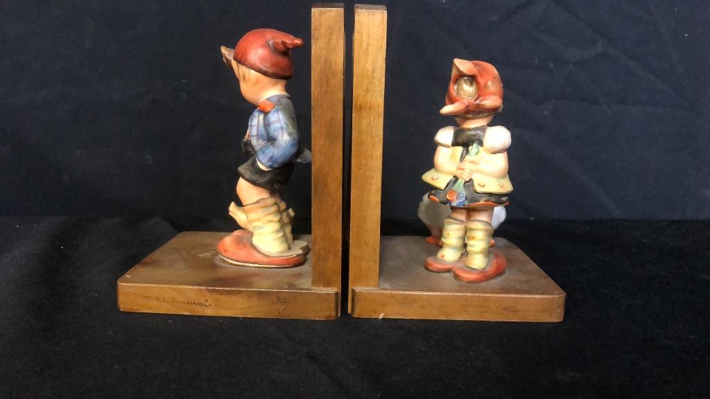 2) REPAIRED HUMMEL BOOKENDS