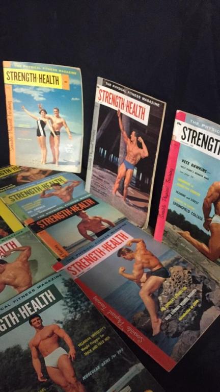 VINTAGE STRENGTH & HEALTH FITNESS MAGAZINES