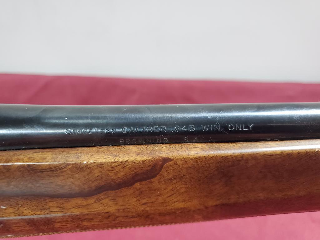 Browning Arms ShortTrac Rifle Caliber .243 Win Only Belgium SN: 311MW28437 w/ Scope