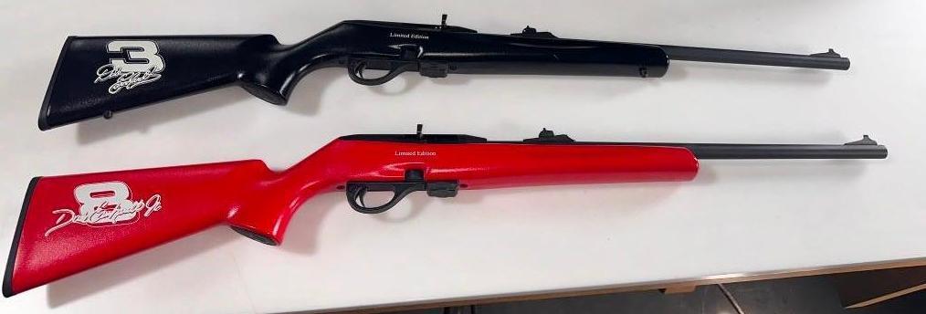 Matched Pair: Remington Model 597 Dale Earnhardt Sr. & Jr. .22 Cal LR w/ Logos