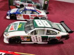 Lot of 4 NASCAR Diecast Cars; Dale Earnhardt Jr. & Darrel Waltrip #66 K-Mart