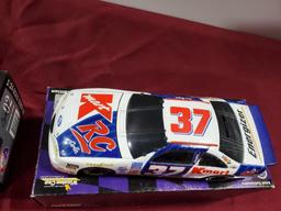 Lot of 2 NASCAR Jeremy Mayfield Diecast Cars; #19 Muffet Shop & #37 K-Mart