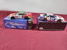 Lot of 2 NASCAR Jeremy Mayfield Diecast Cars; #19 Muffet Shop & #37 K-Mart