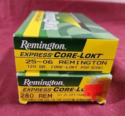 Approx. 50 Rounds Remington 25-06 and 280 Rem.