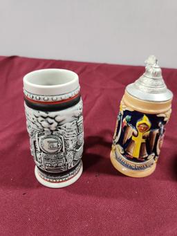 Lot of 3 Steins