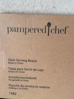 New Pampered Chef Slate Serving Board
