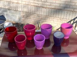 Lot of 7 Planters